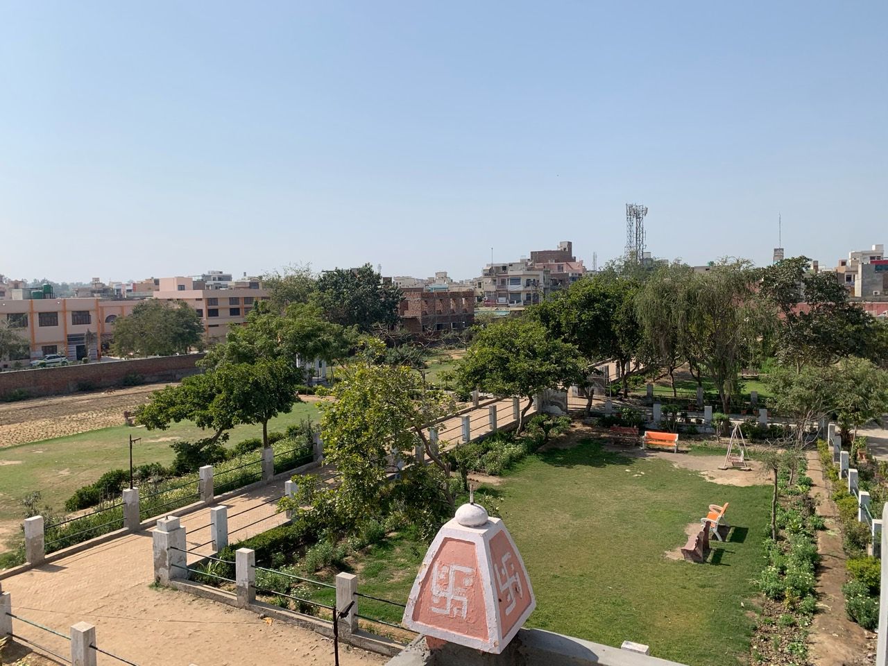 The Trust grounds seen from above