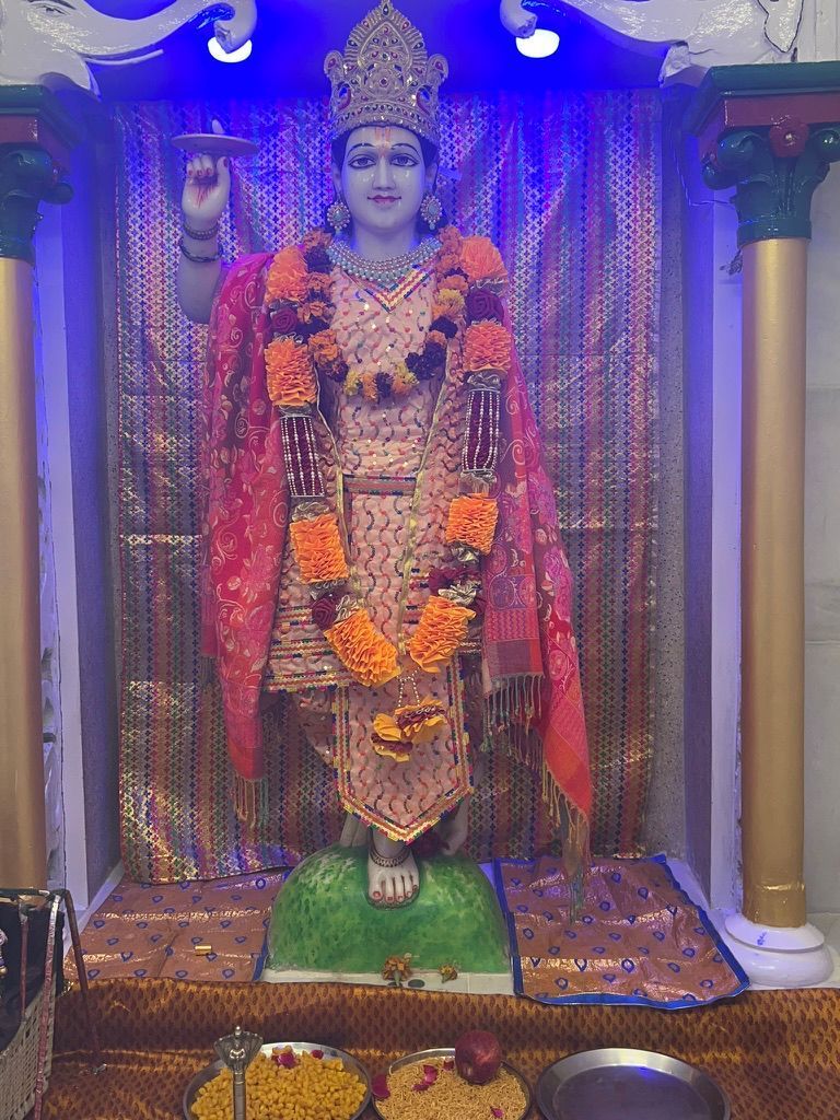 Devi in the sanctum