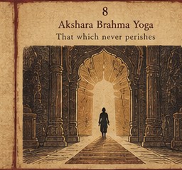 Plate 8 — Akshara Brahma Yoga: That which never perishes
